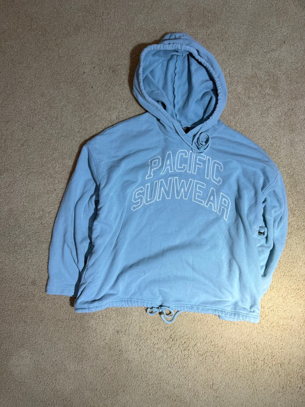 PacSun "Pacific Sunwear" Embroidered Pullover Hoodie